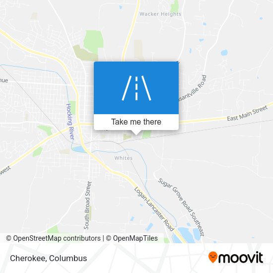 Mapa de Cherokee