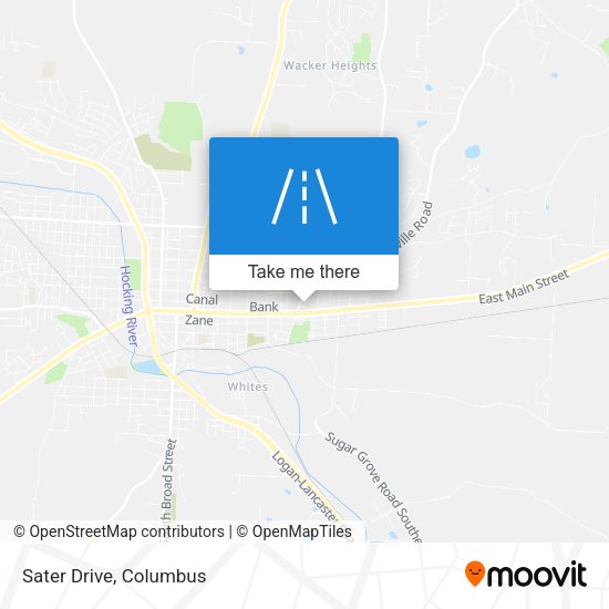 Sater Drive map