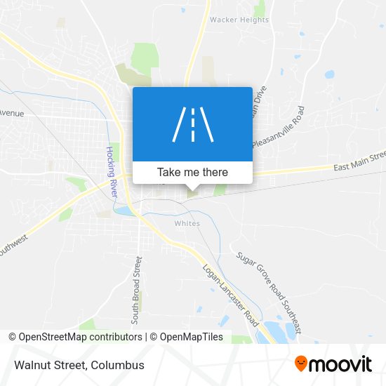 Mapa de Walnut Street