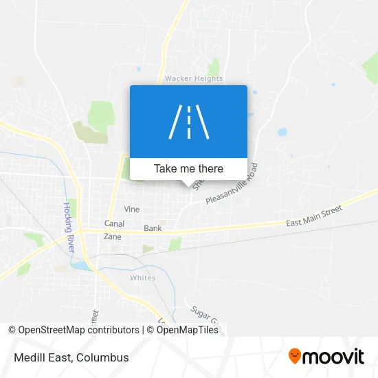 Mapa de Medill East