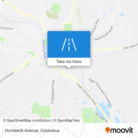 Mapa de Hornbeck Avenue