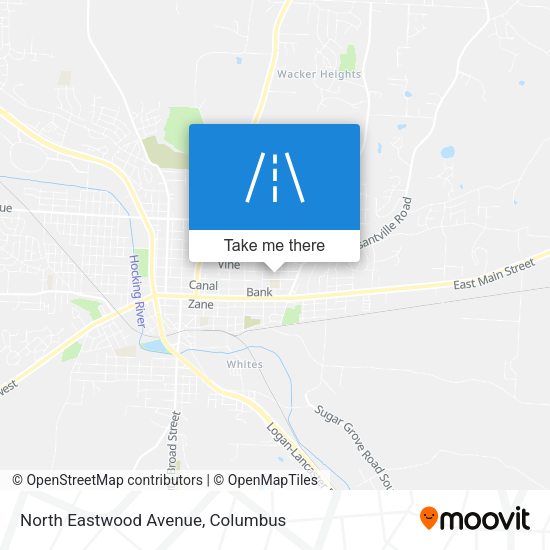 North Eastwood Avenue map