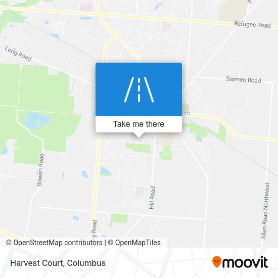Mapa de Harvest Court