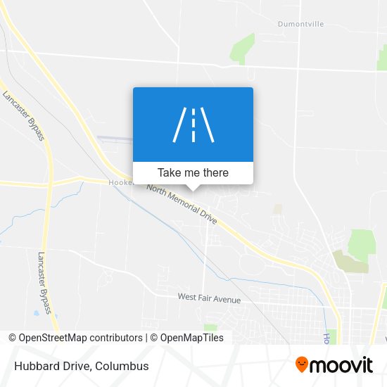 Mapa de Hubbard Drive