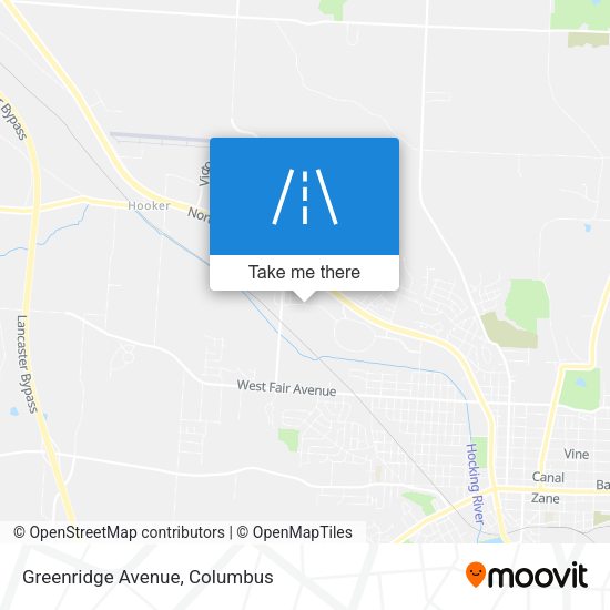Mapa de Greenridge Avenue