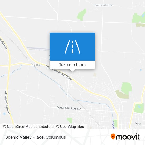 Scenic Valley Place map