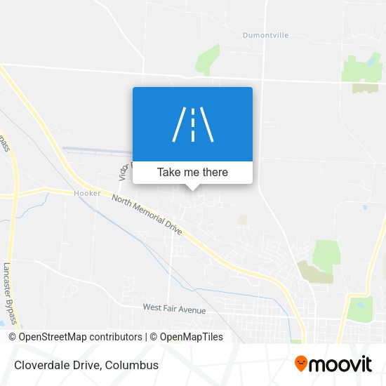 Cloverdale Drive map