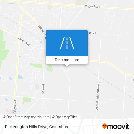 Pickerington Hills Drive map