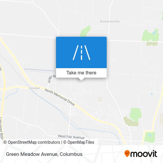 Green Meadow Avenue map