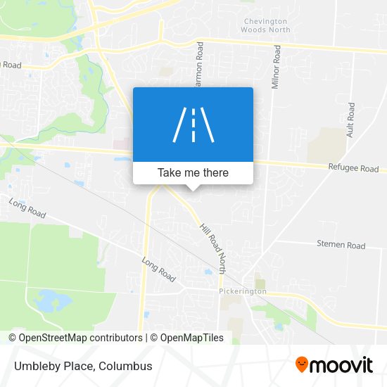 Mapa de Umbleby Place