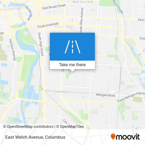 East Welch Avenue map