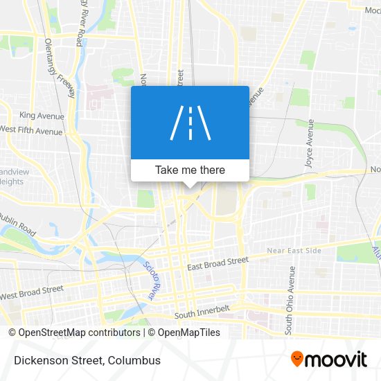 Mapa de Dickenson Street