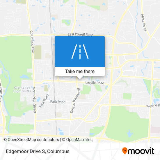 Edgemoor Drive S map