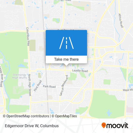 Mapa de Edgemoor Drive W