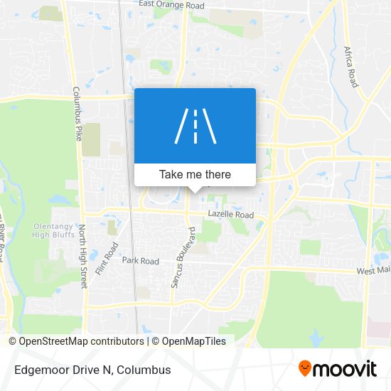 Mapa de Edgemoor Drive N