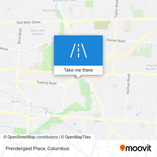 Prendergast Place map