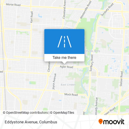 Mapa de Eddystone Avenue