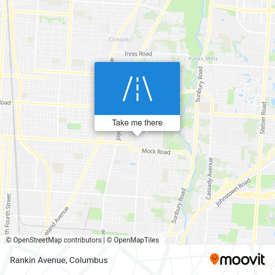 Mapa de Rankin Avenue