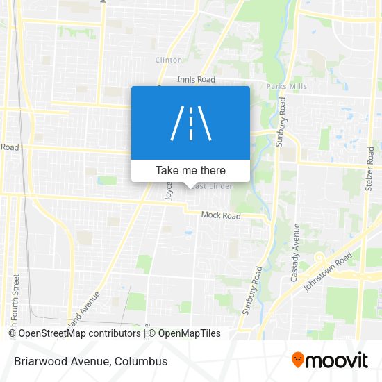 Briarwood Avenue map