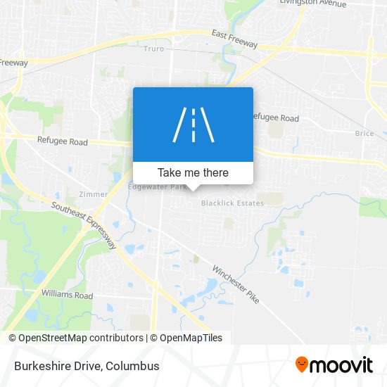 Burkeshire Drive map