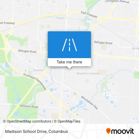 Madison School Drive map