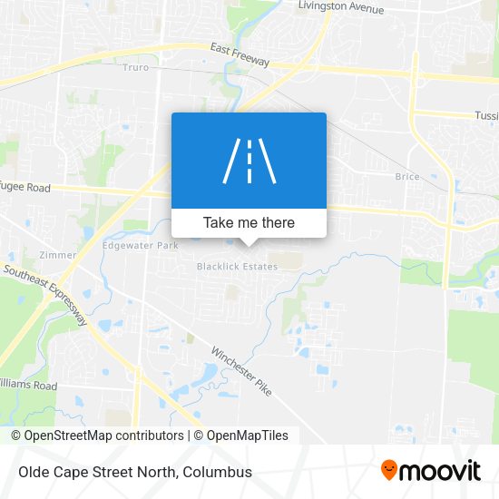 Olde Cape Street North map