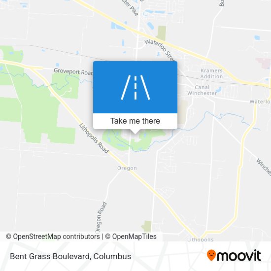 Mapa de Bent Grass Boulevard