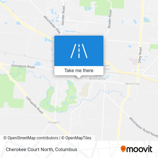 Mapa de Cherokee Court North