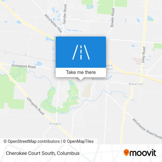 Mapa de Cherokee Court South