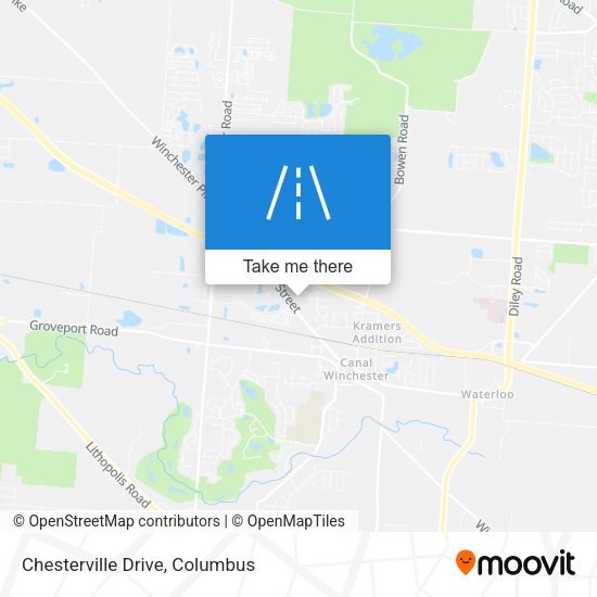 Chesterville Drive map