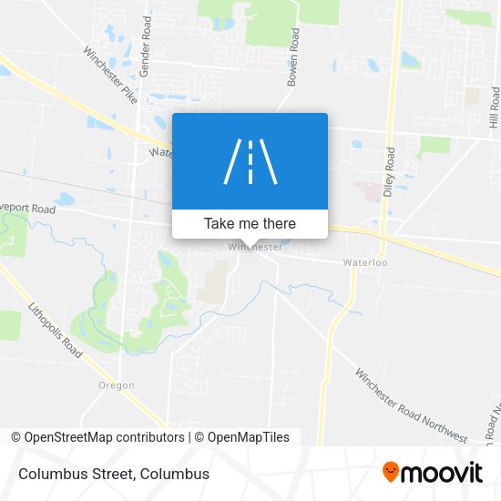 Mapa de Columbus Street