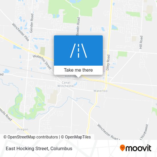 East Hocking Street map