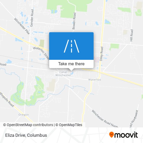 Eliza Drive map