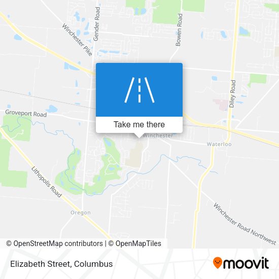 Mapa de Elizabeth Street