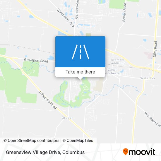 Greensview Village Drive map
