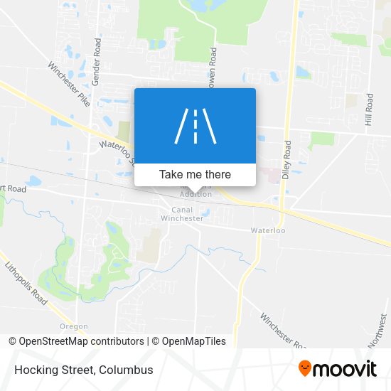 Mapa de Hocking Street