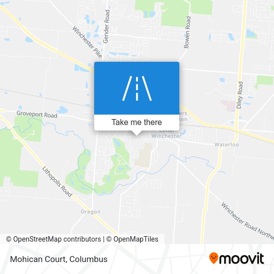 Mapa de Mohican Court