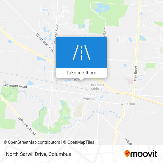 North Sarwil Drive map