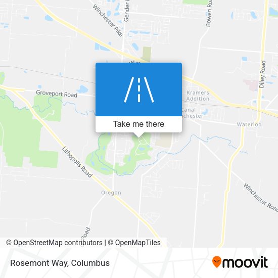 Mapa de Rosemont Way