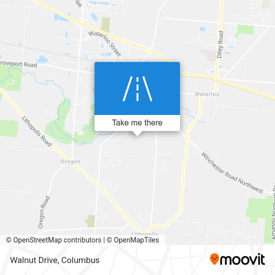 Mapa de Walnut Drive