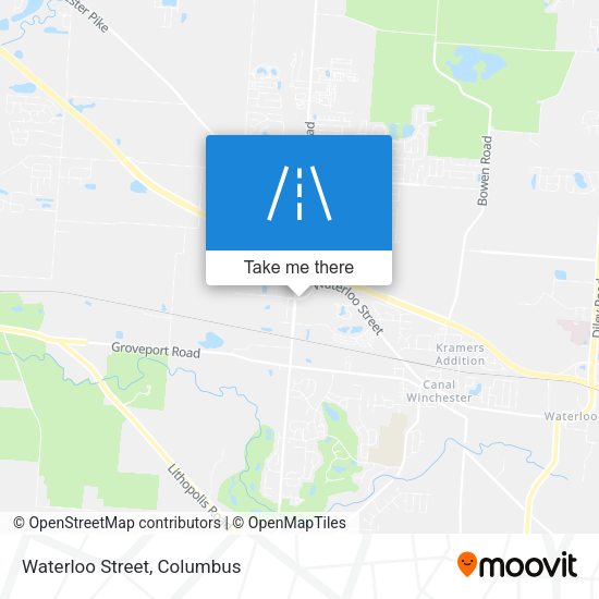 Mapa de Waterloo Street
