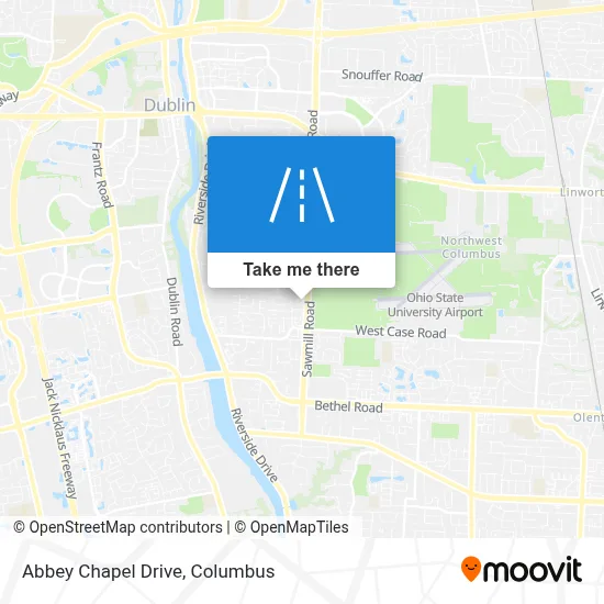 Abbey Chapel Drive map