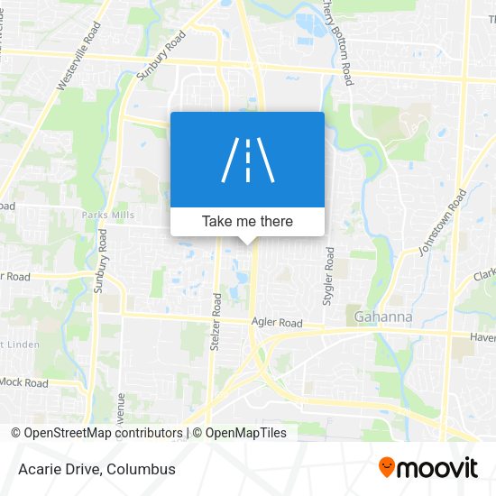 Mapa de Acarie Drive