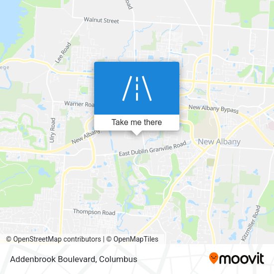 Mapa de Addenbrook Boulevard