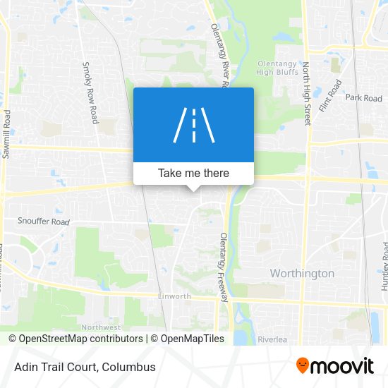 Mapa de Adin Trail Court