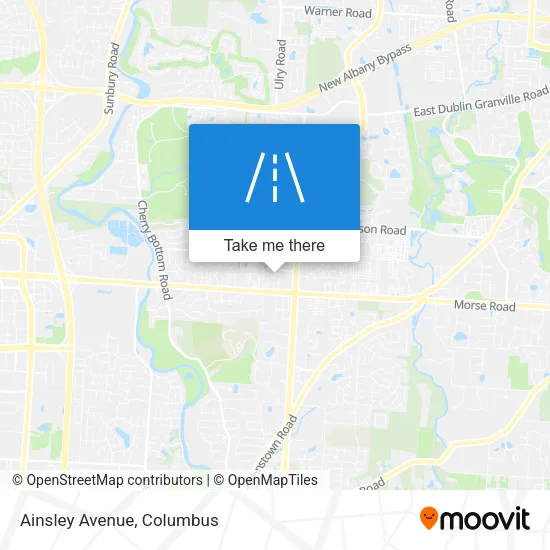 Mapa de Ainsley Avenue