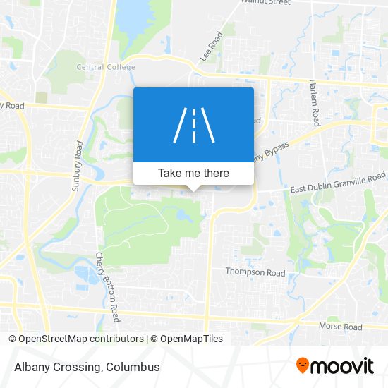 Albany Crossing map