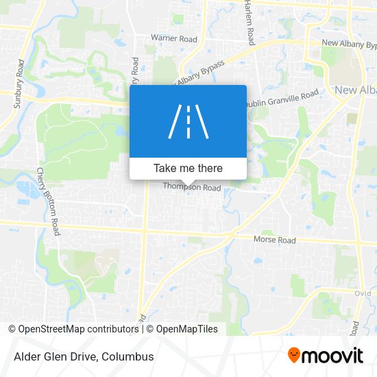 Mapa de Alder Glen Drive