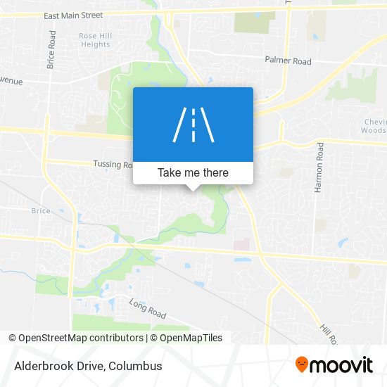 Mapa de Alderbrook Drive