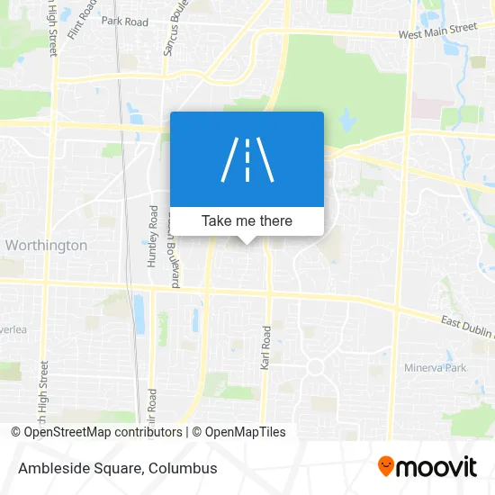 Ambleside Square map